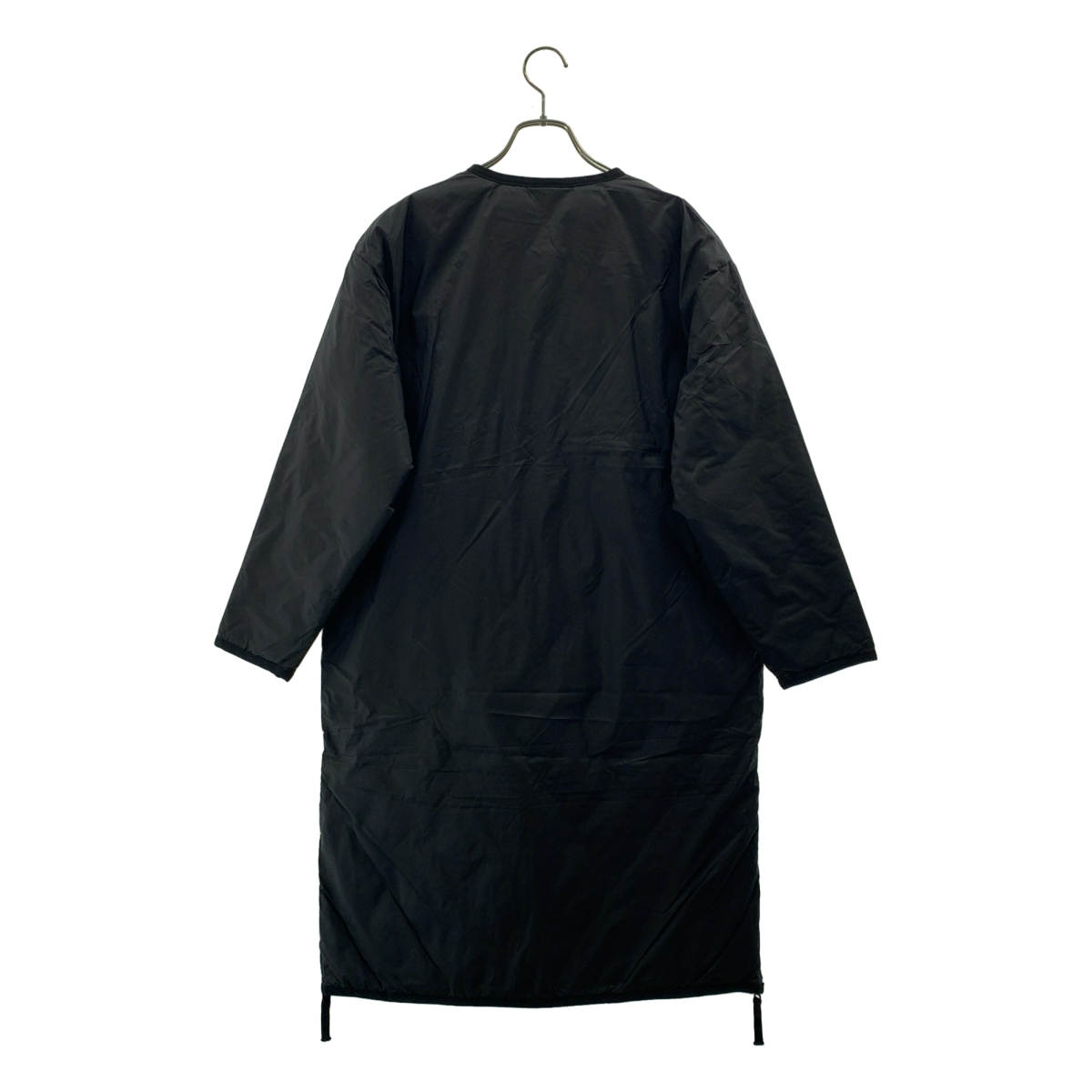 TAION / タイオン × BEAMS リバーシブル キルティング ノーカラー ダウンコート