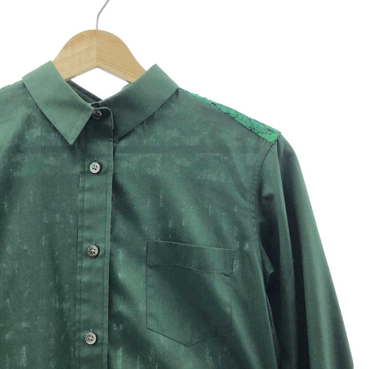 sacai / サカイ バックレース コットン ブラウス