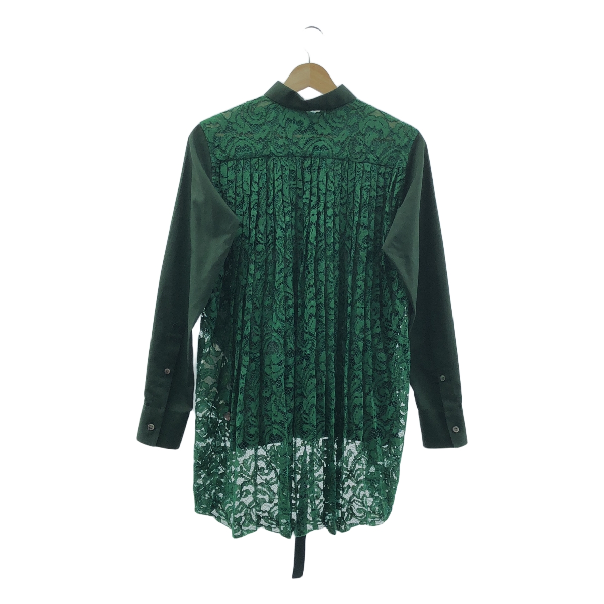 sacai / サカイ バックレース コットン ブラウス