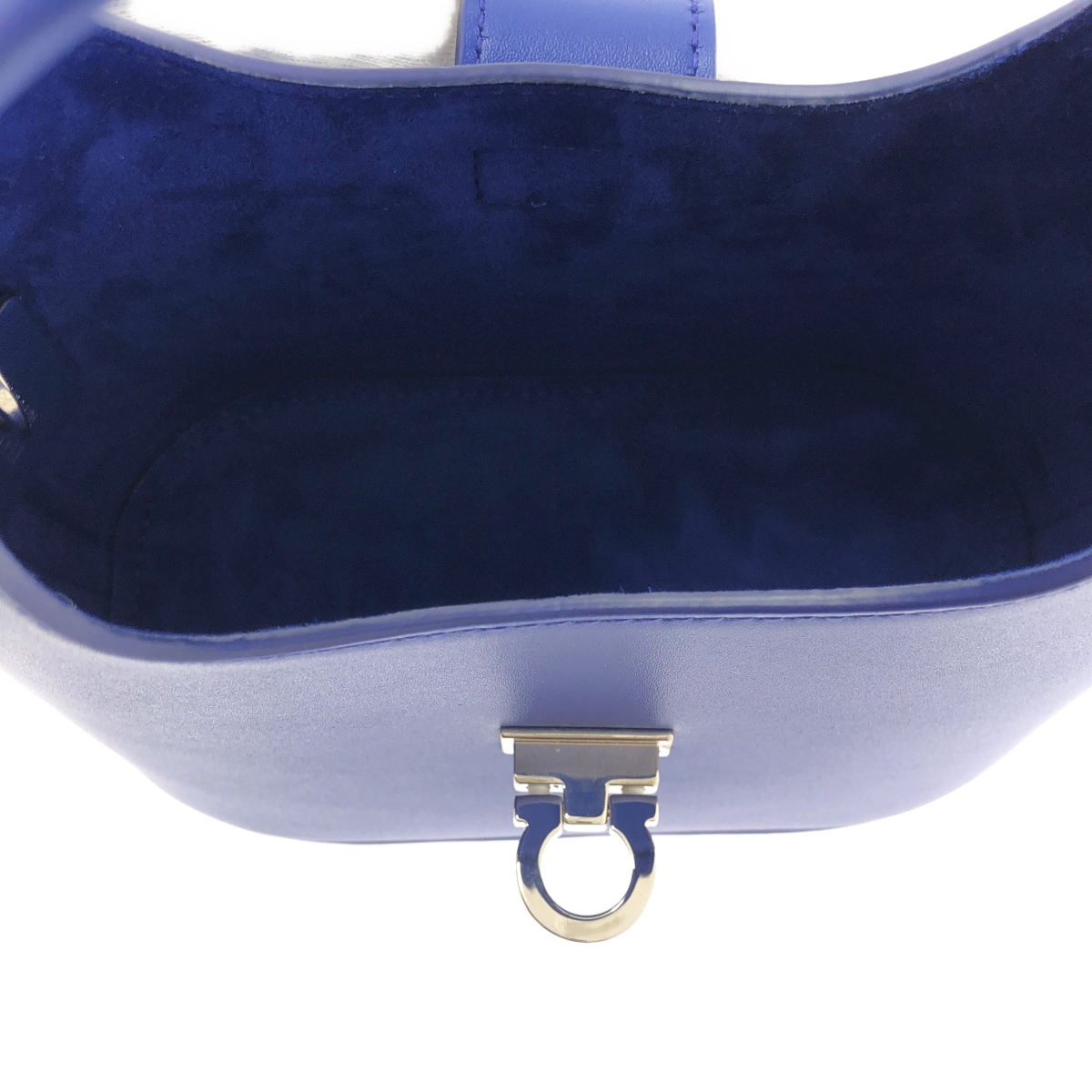 FERRAGAMO / フェラガモ S.HOBO MINI 2way ホーボー ガンチーニ レザー ショルダーバッグ