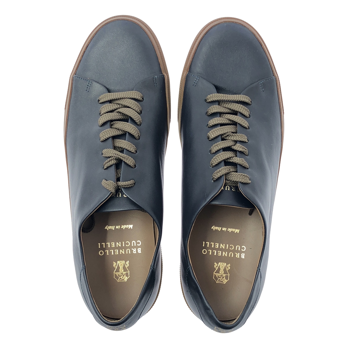 BRUNELLO CUCINELLI / ブルネロクチネリ レザー レースアップ スニーカー