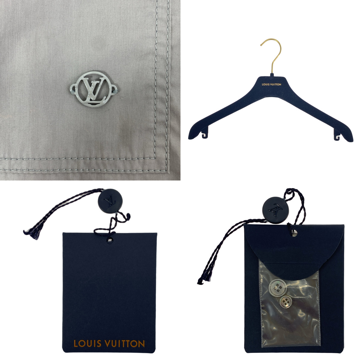 Louis Vuitton / ルイヴィトン コットン 3Dポケット バックパック ジップ ドッキング シャツ