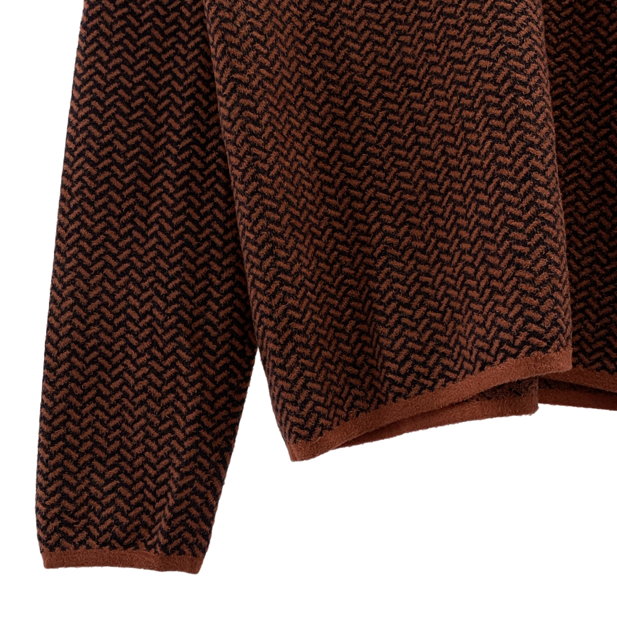 GIORGIO ARMANI / ジョルジオアルマーニ 幾何学模様 ヘンリーネック ニット セーター