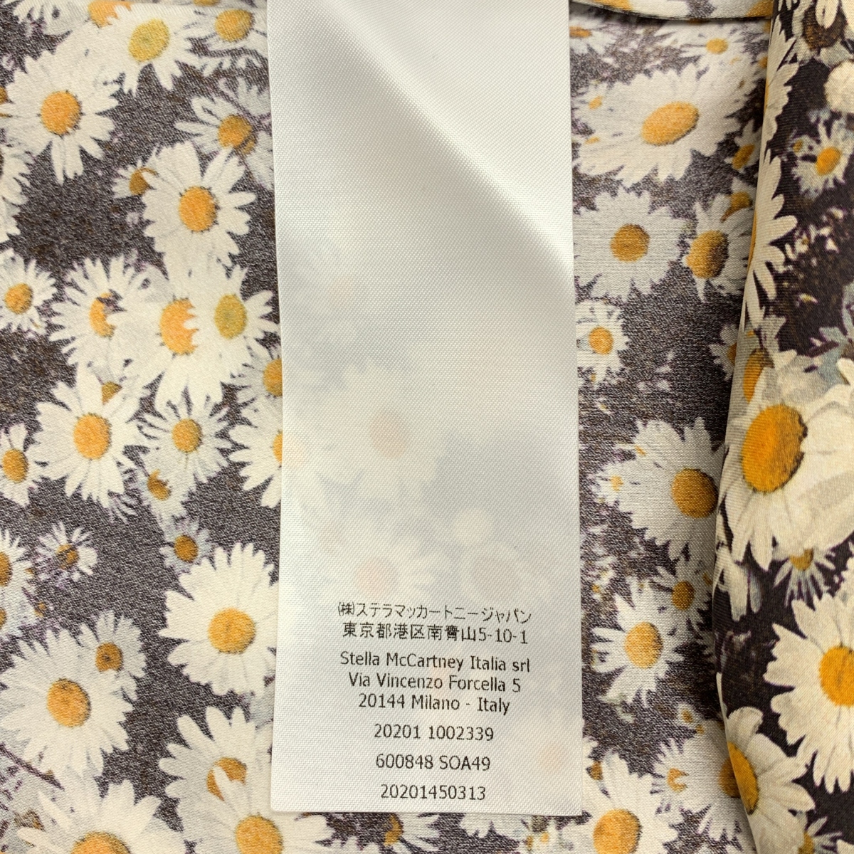 STELLA McCARTNEY / ステラマッカートニー シルク フラワープリント アシンメトリースカート