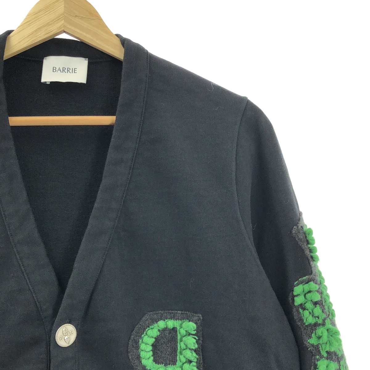 その他 コットン ロゴ Vネック カーディガン