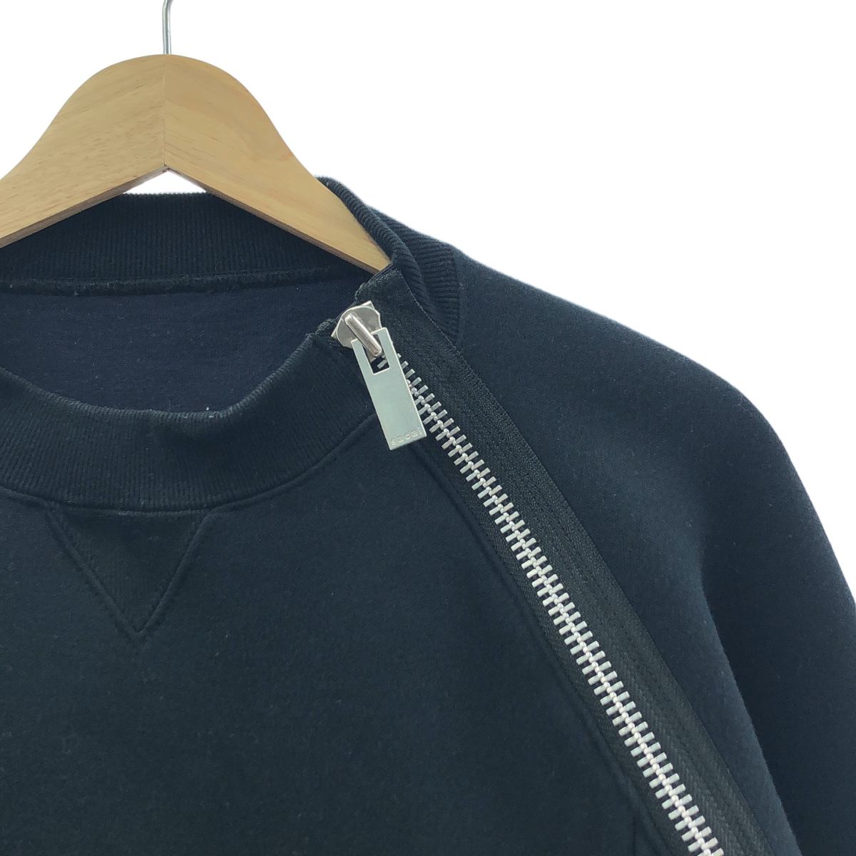 sacai / サカイ S Sponge Pullover ジップデザイン スポンジ スウェット