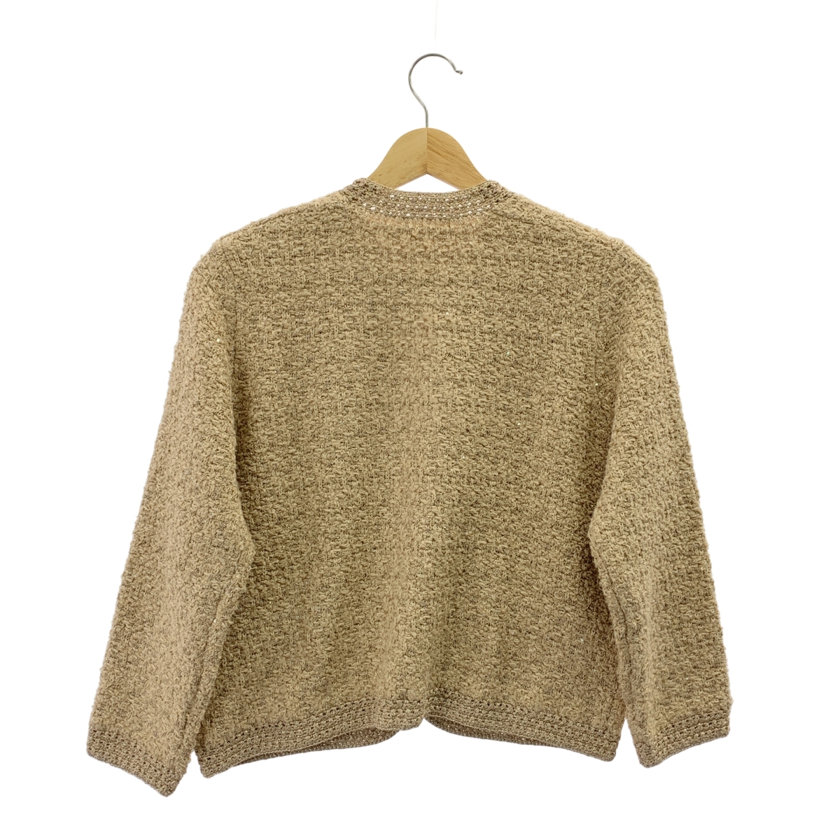 ebure / エブール ラメ ミックス ツイード カーディガン