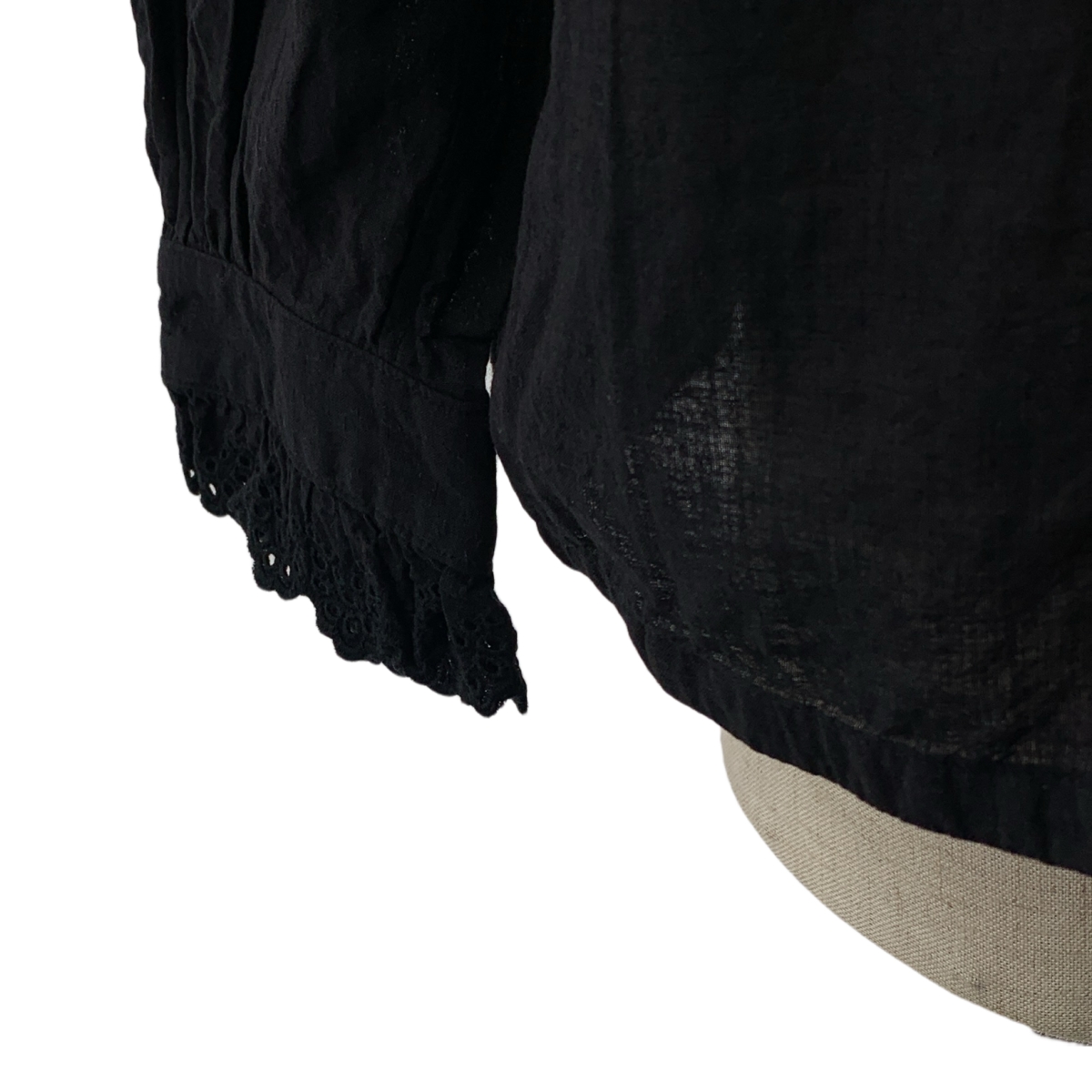 45r / フォーティファイブアール インドカディの カットワーク ブラウス