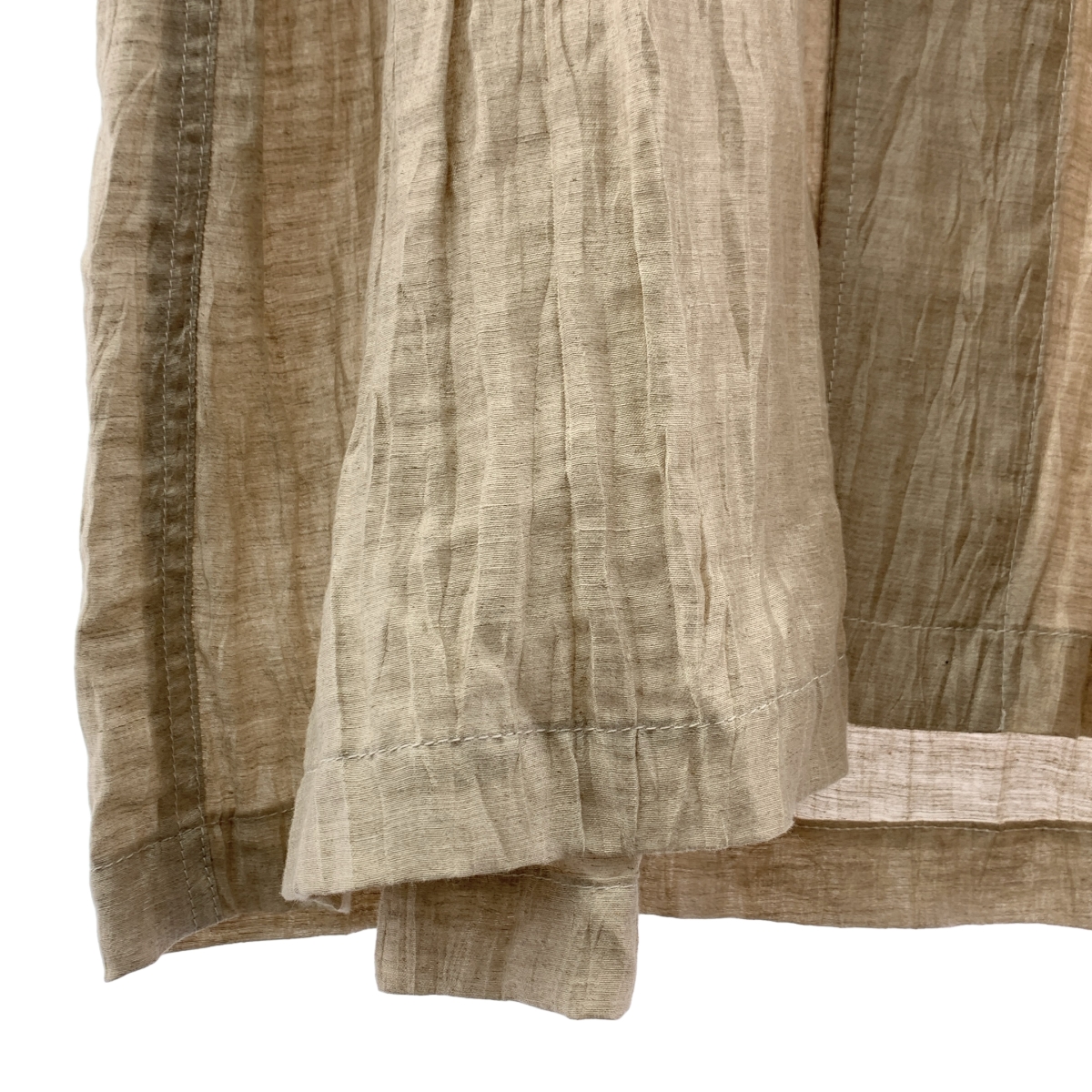 tricot COMME des GARCONS / トリココムデギャルソン リネン ナイロン ラウンドカラー シャツ ワンピース