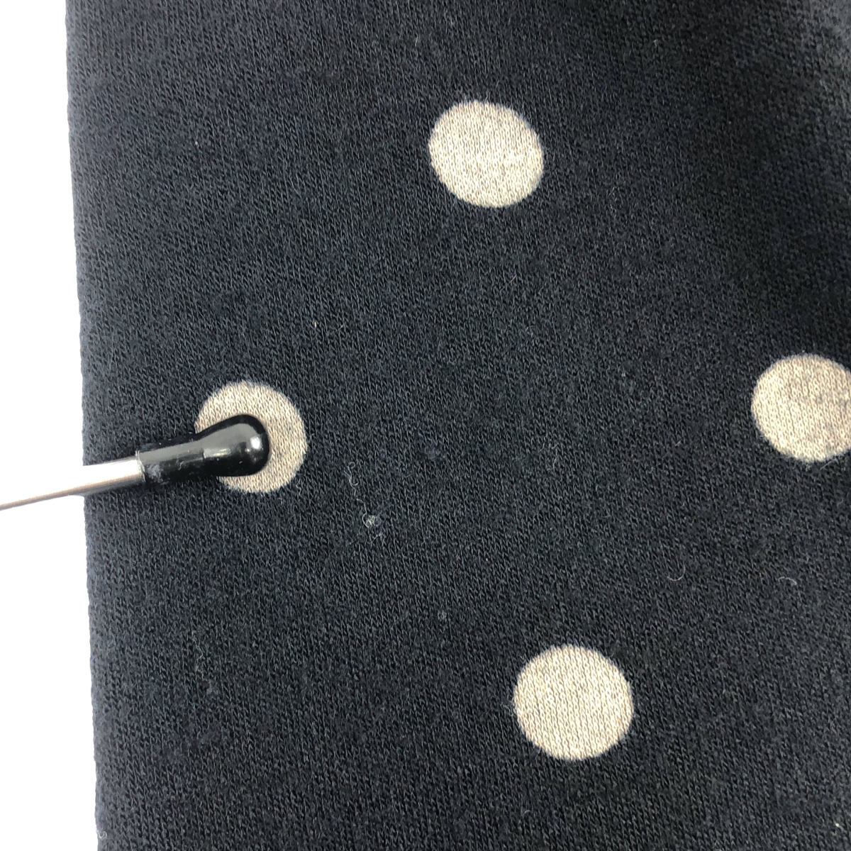 tricot COMME des GARCONS / トリココムデギャルソン フリル 切替 ドット ブラウス