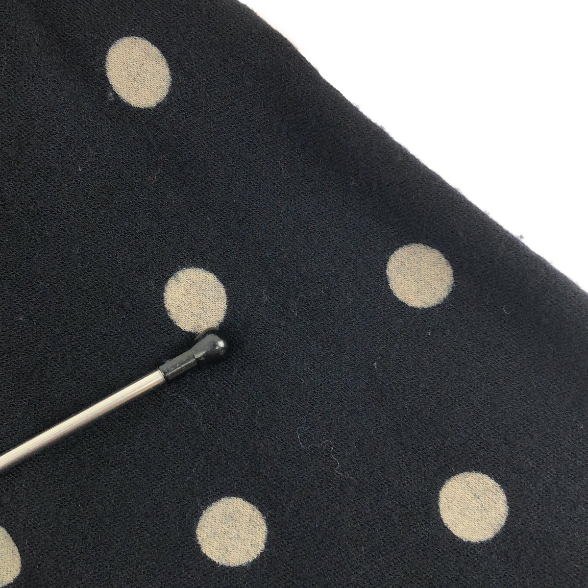 tricot COMME des GARCONS / トリココムデギャルソン フリル 切替 ドット ブラウス