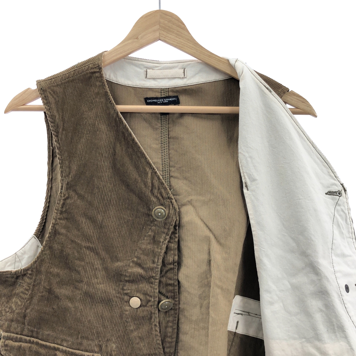 Engineered Garments / エンジニアドガーメンツ UPLAND VEST CORDUROY アップランドベスト コーデュロイ