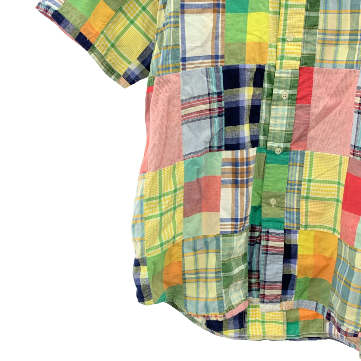 RALPH LAUREN / ラルフローレン BLAKE パッチワーク 半袖シャツ