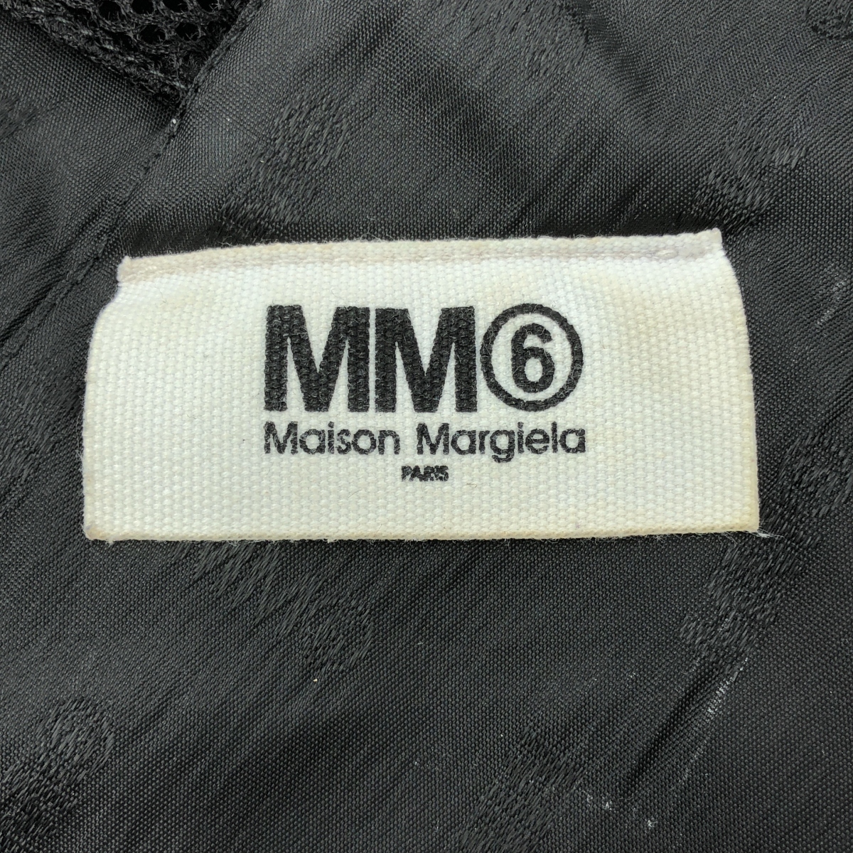 MM6 Maison Margiela / エムエムシックスメゾンマルジェラ レザーハンドル ジャパニーズ ハンドバッグ / ロゴ総裏地