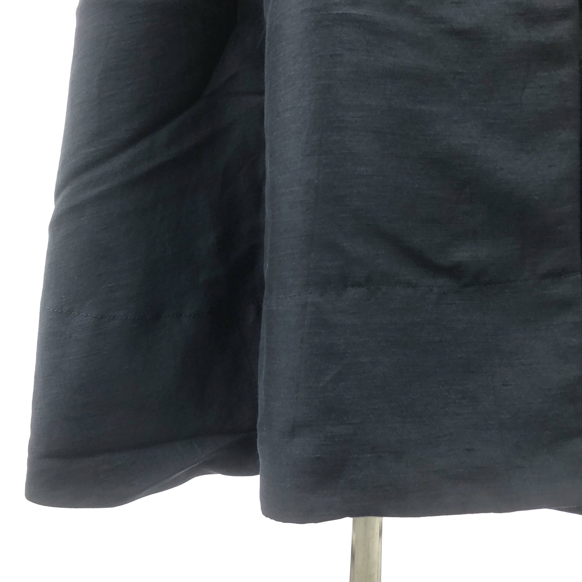 ebure / エブール リネン レーヨン混 半袖 ベルト ワンピース