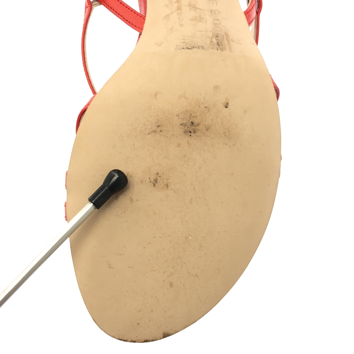 その他 レザー ストラップ チャンキーヒール サンダル