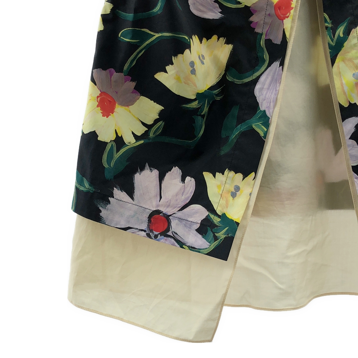 MARNI / マルニ ペイント フラワー プリント レイヤード ノースリーブトップス