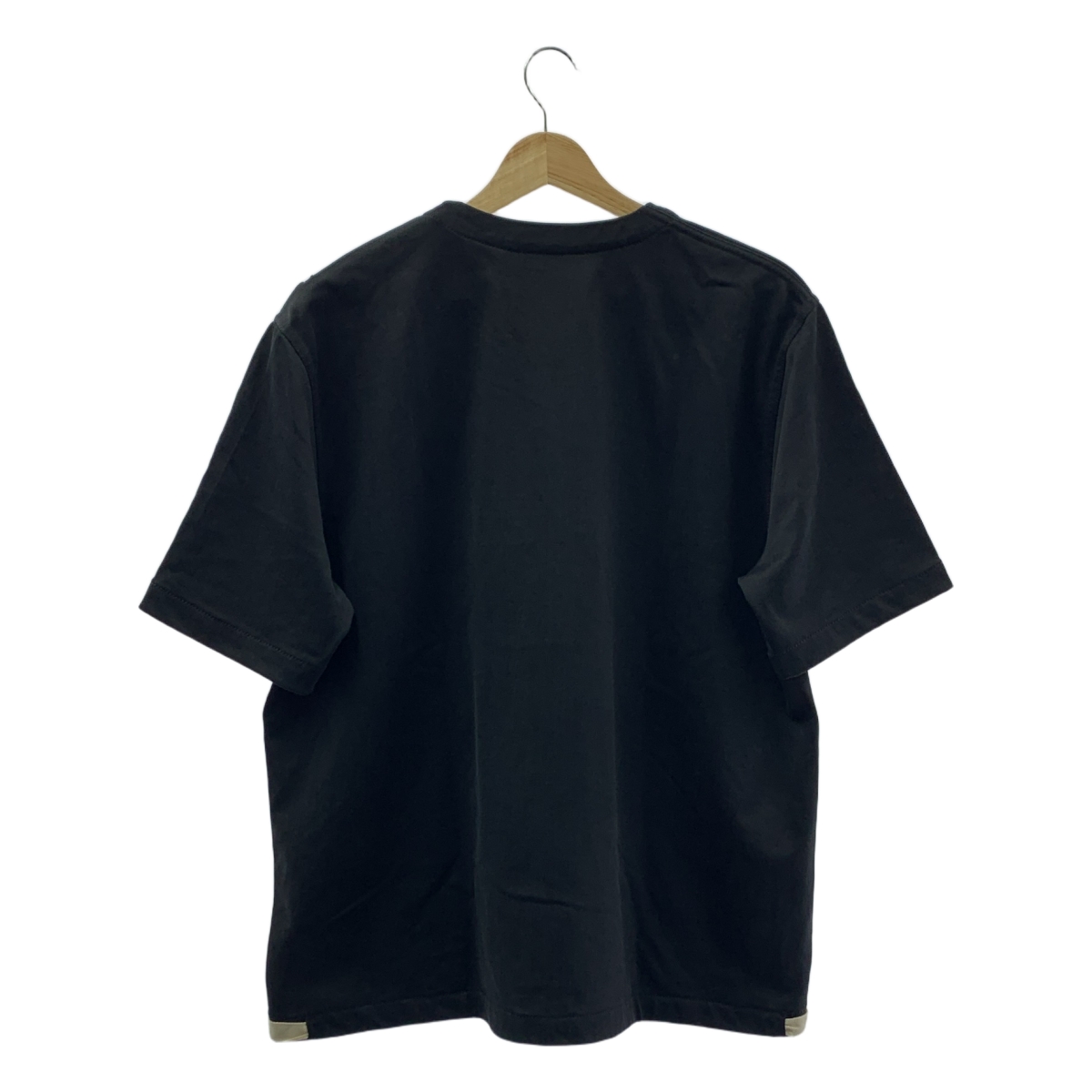 JIL SANDER / ジルサンダー テクニカルコットン ショルダージップ クルーネックTシャツ