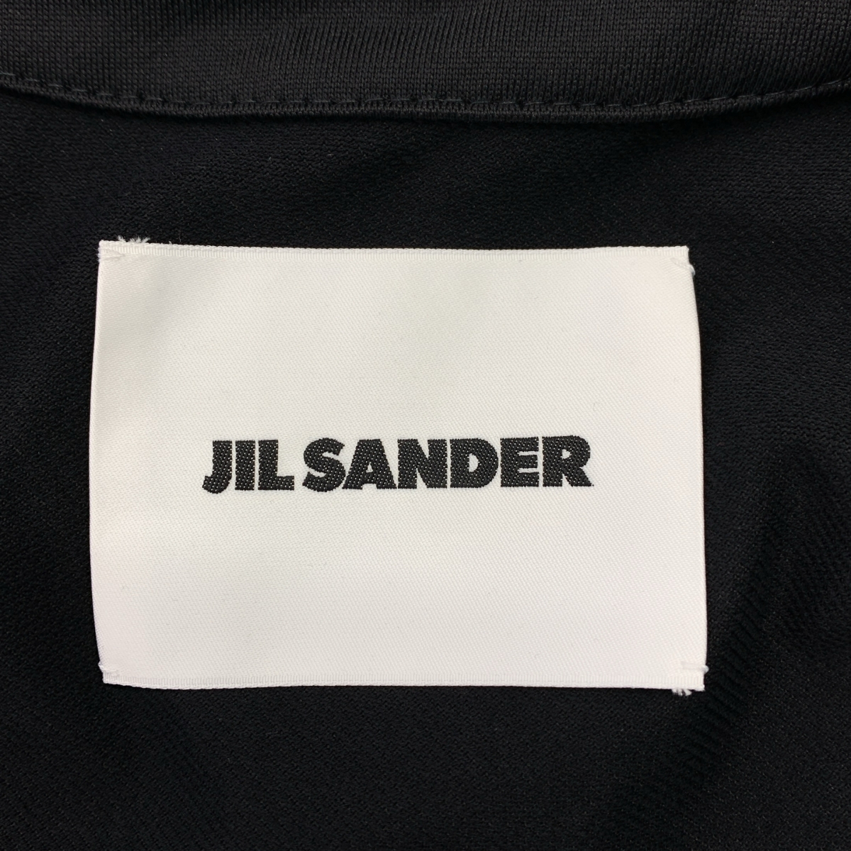 JIL SANDER / ジルサンダー テクニカルコットン ショルダージップ クルーネックTシャツ