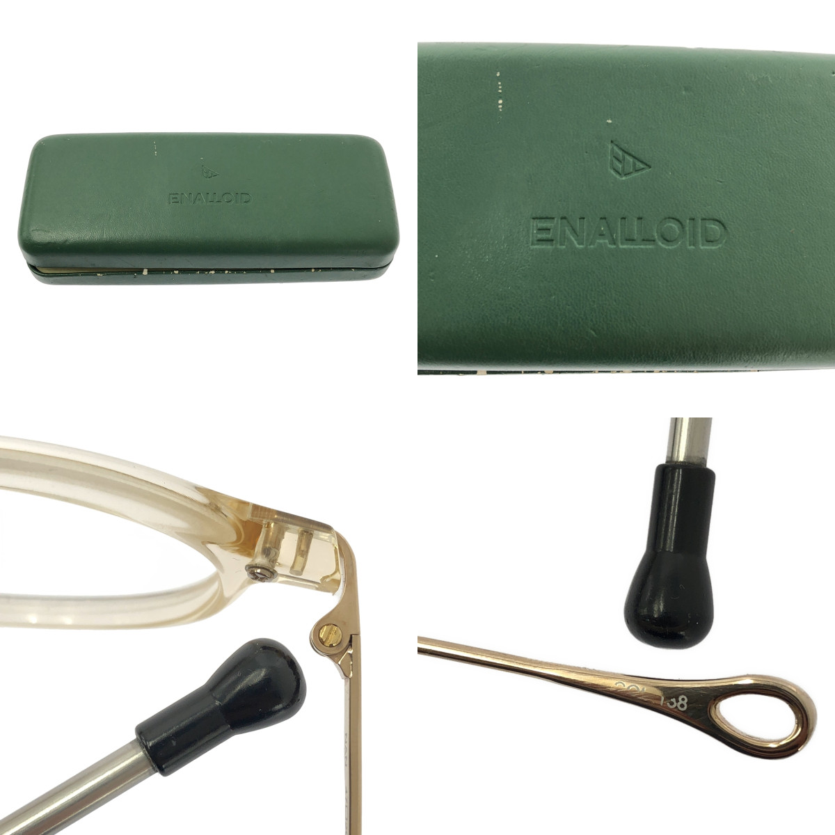 ENALLOID / エナロイド クリア フレームメガネ