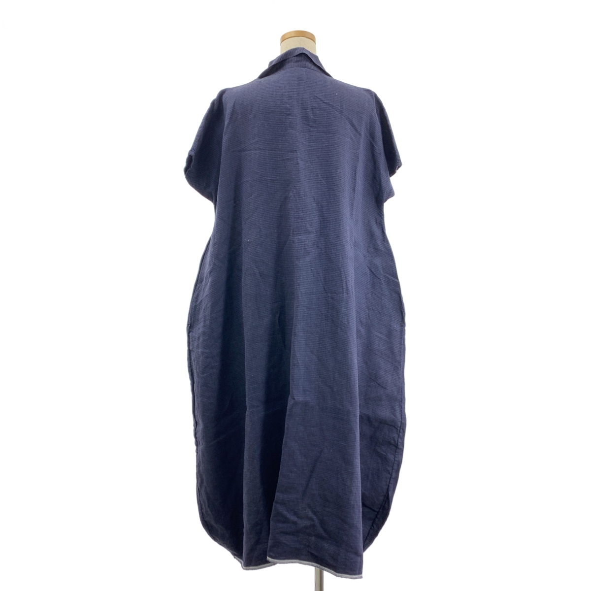 DANIELA GREGIS / ダニエラグレジス リネン オーバーシルエット ハイネック ワンピース