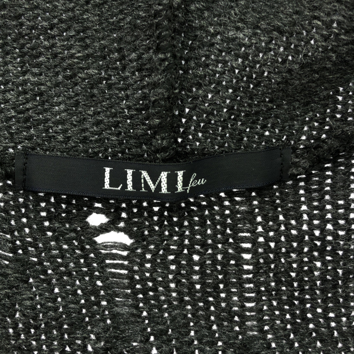 LIMI feu / リミフゥ W針抜き天竺Fドロスト ワンピース