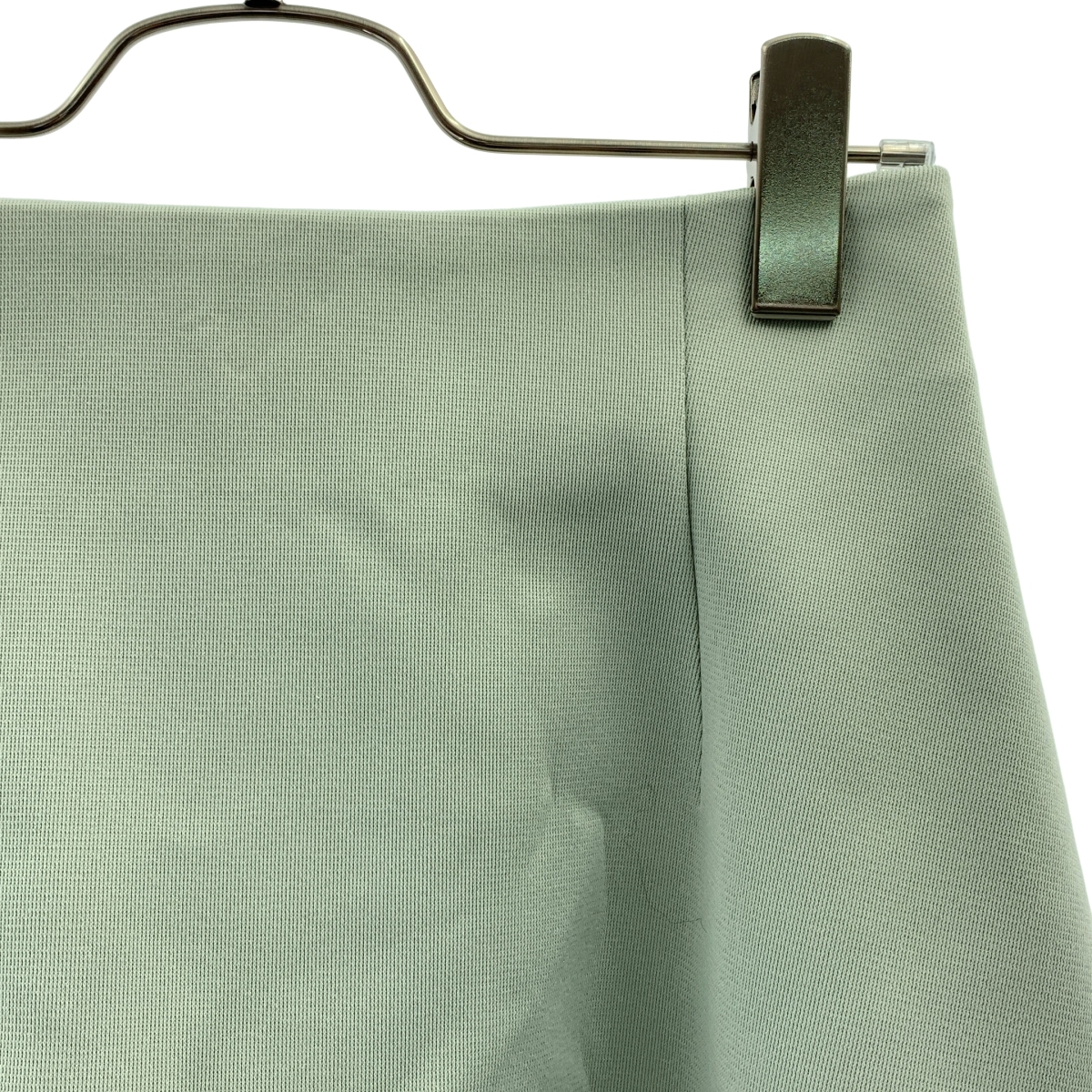 ebure / エブール ダブルラッセル バックジップ フレア スカート