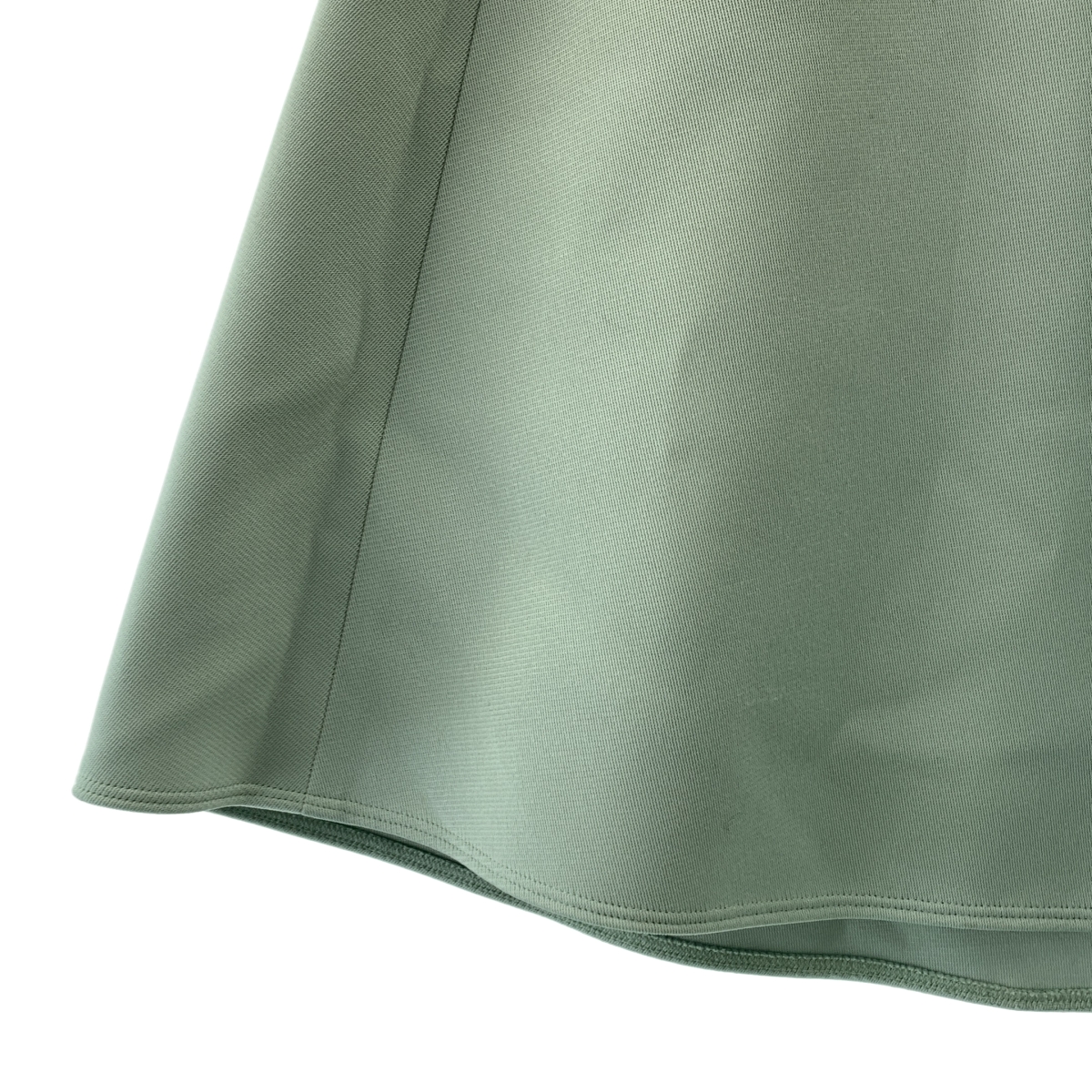 ebure / エブール ダブルラッセル バックジップ フレア スカート