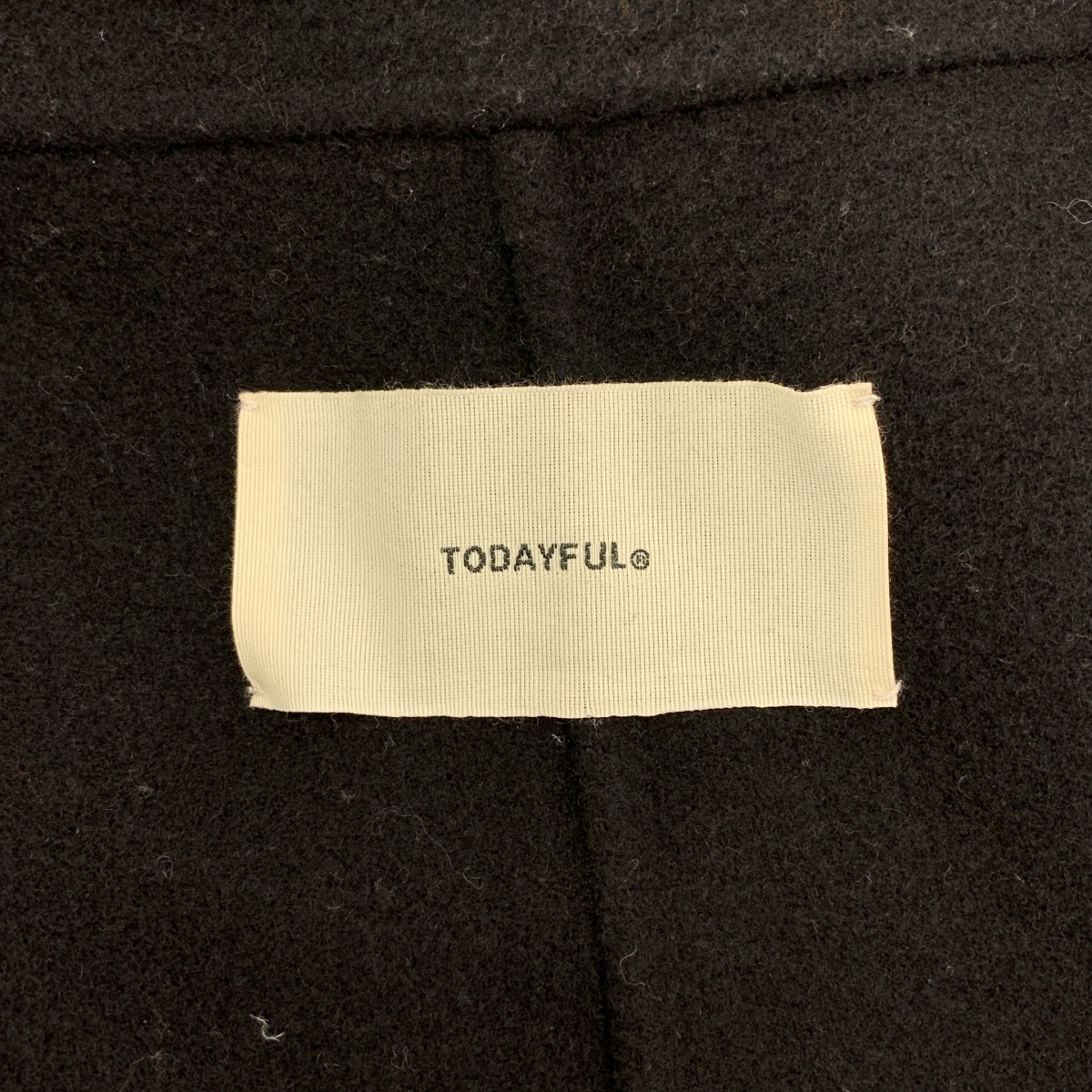 TODAYFUL / トゥデイフル ウール ダブルフェイス オーバーコート