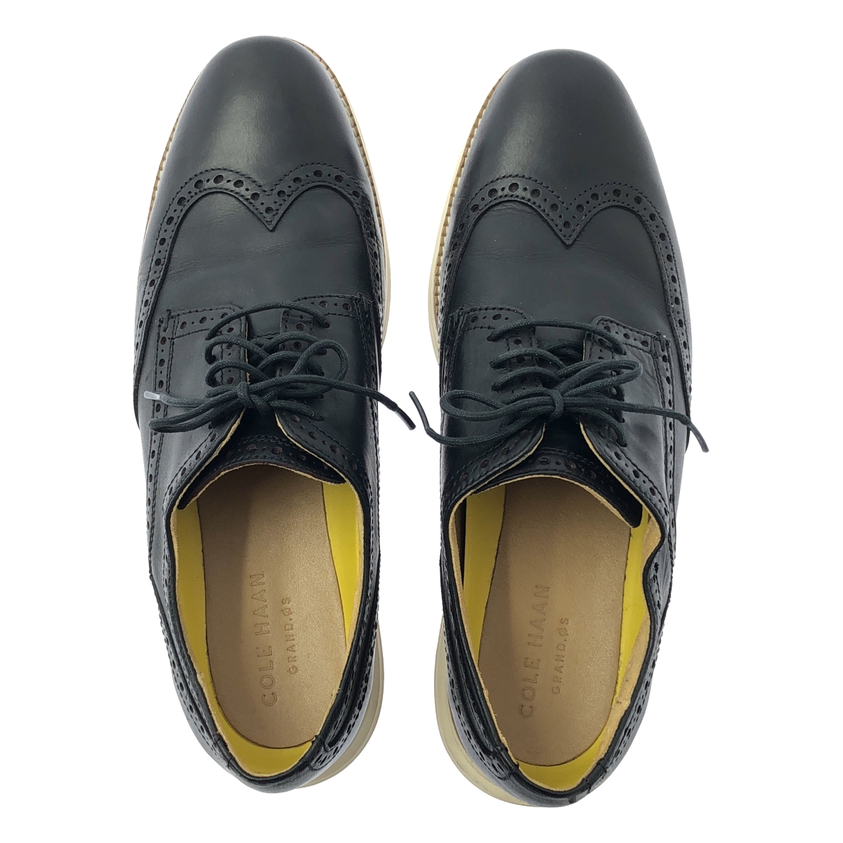 COLE HAAN / コールハーン レザー ウィングチップ ドレスシューズ 革靴