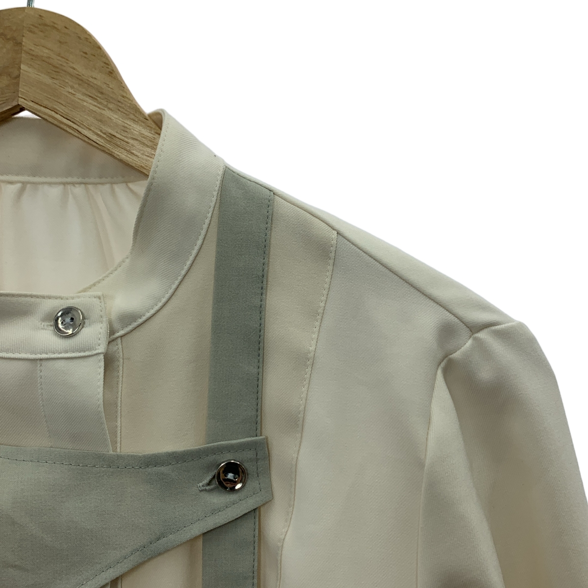 UNITED TOKYO / ユナイテッドトウキョウ トリカラーラップブラウス シャツ