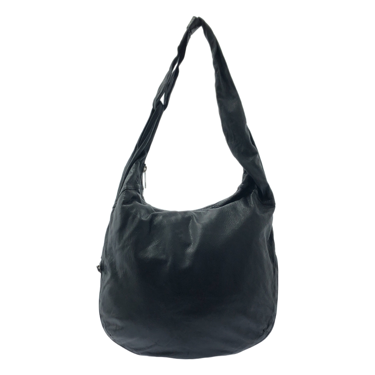 RUFFO / ルッフォ レザー ジップ デザイン ショルダーバッグ