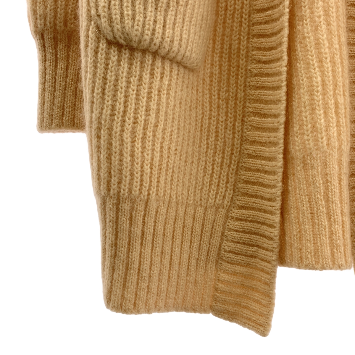 BATONER / バトナー モヘヤ ウール ロングカーディガン