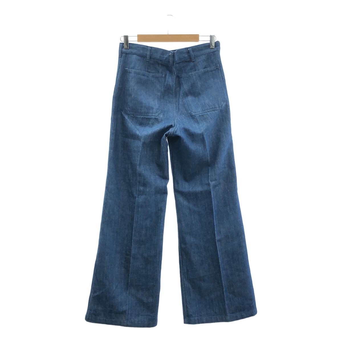 HYKE / ハイク ワイドレッグ ベイカー デニムパンツ