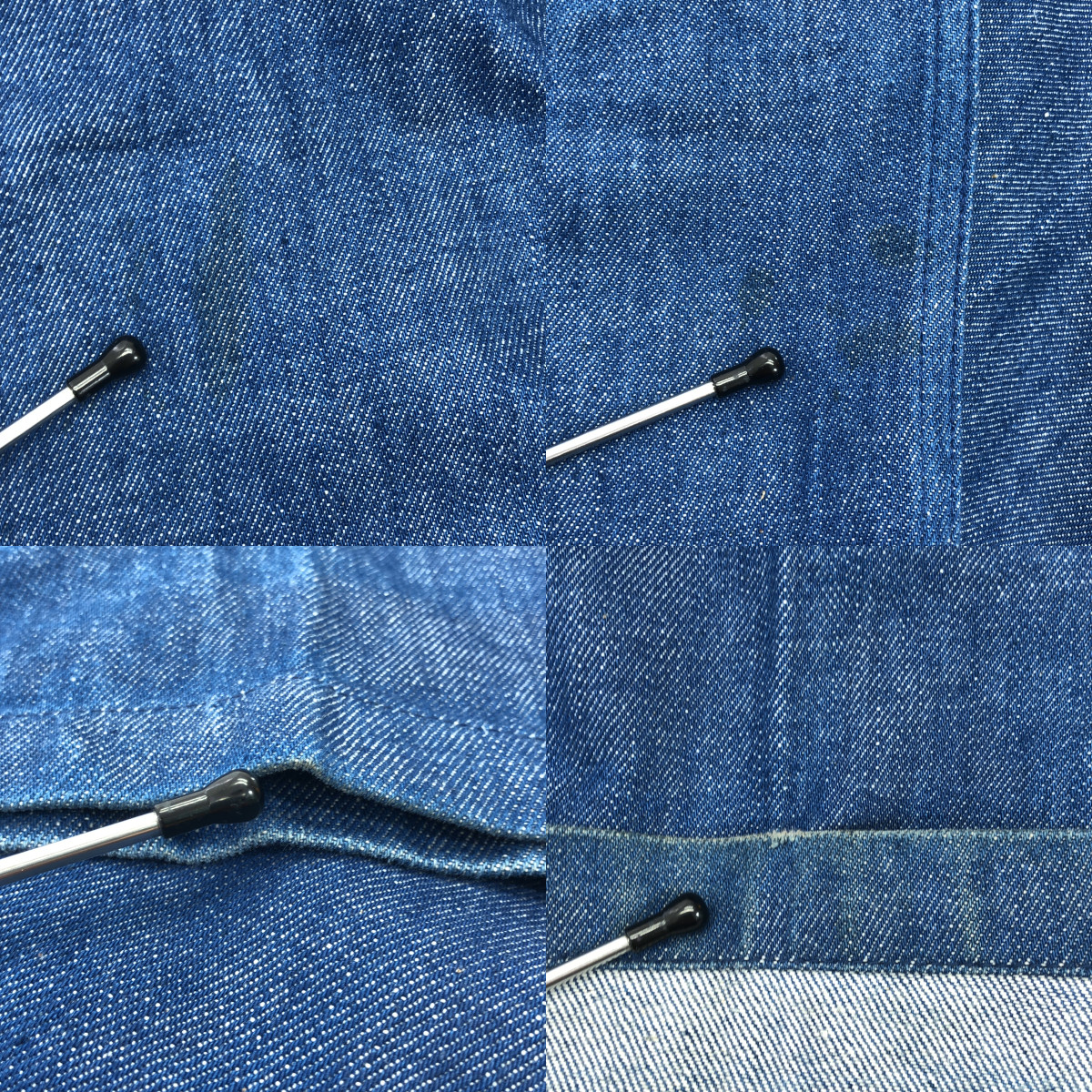 HYKE / ハイク ワイドレッグ ベイカー デニムパンツ