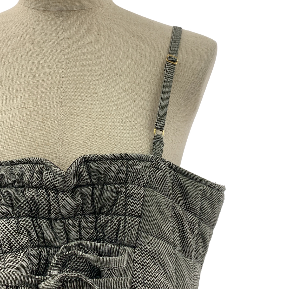 その他 SIDE CROISSANT QUILTING CAMISOLE サロペット キャミソール