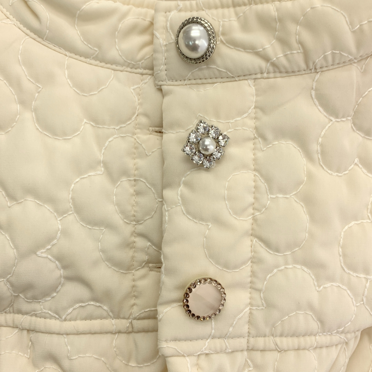 その他 Shell / エンブロイダリー ベルテッド オーバー コート