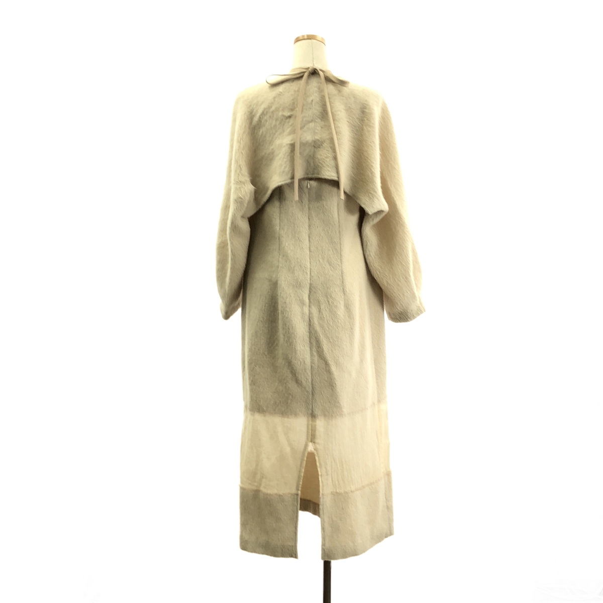 AKANE UTSUNOMIYA / アカネウツノミヤ ウール バックオープン ワンピース