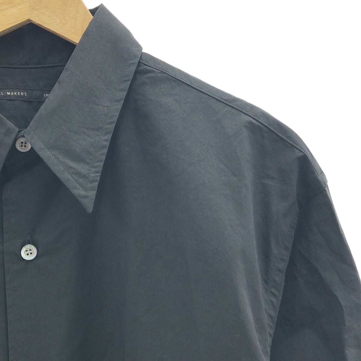 PHIGVEL / フィグベル LADY WHITE CO.別注 MILITARY DRESS SHIRT ミリタリードレスシャツ コットンリネン