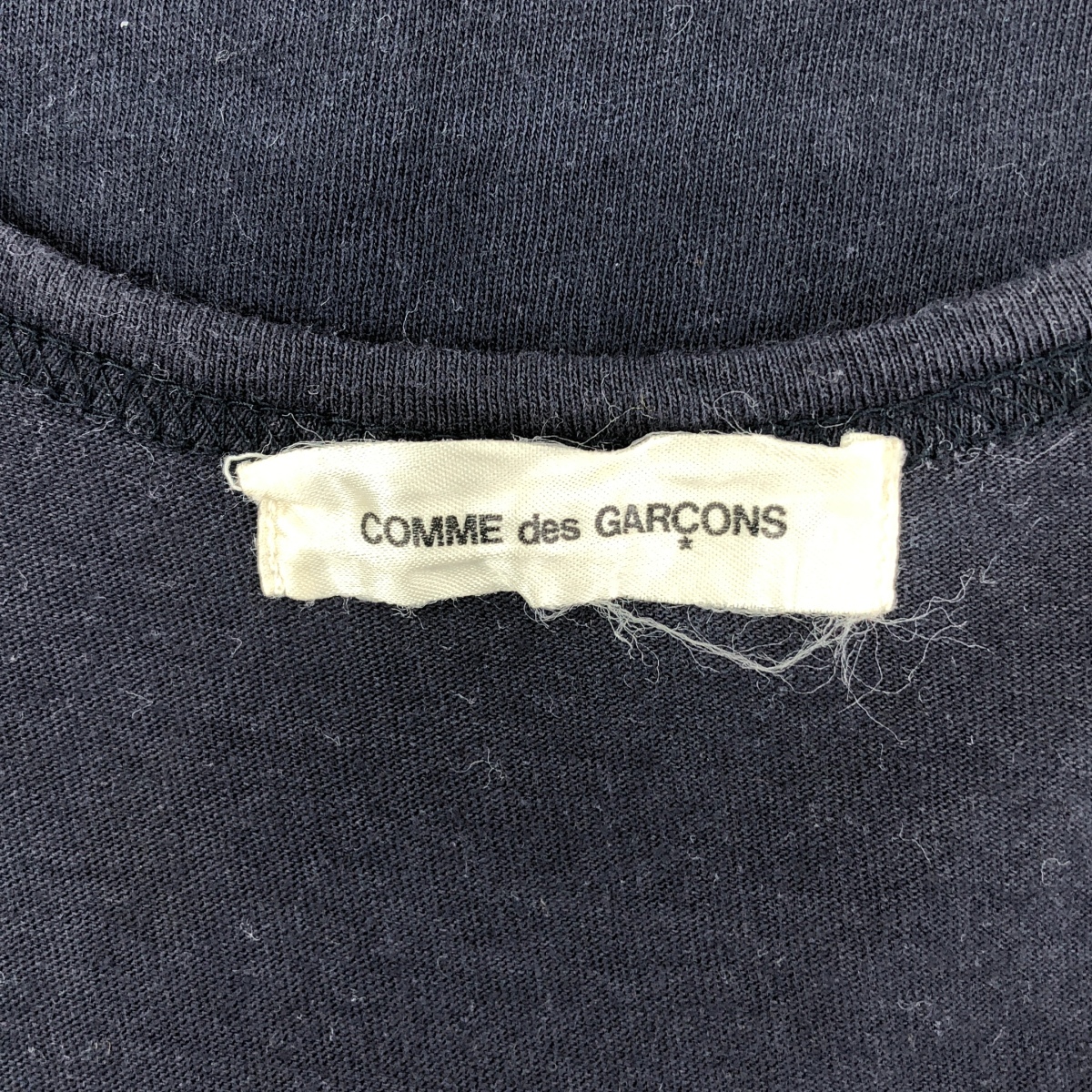 COMME des GARCONS / コムデギャルソン 90s 裾三重断ち切り綿 ノースリーブ ワンピース