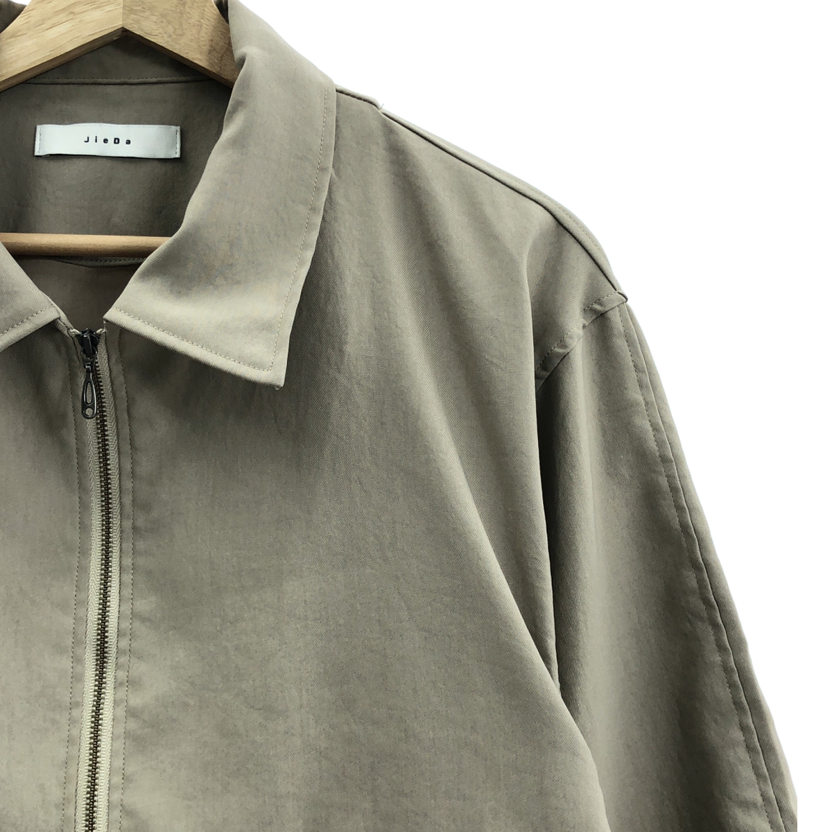 JieDa / ジエダ DRAPING CHINO ZIP JACKET