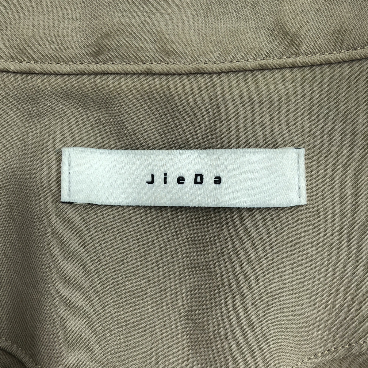 JieDa / ジエダ DRAPING CHINO ZIP JACKET