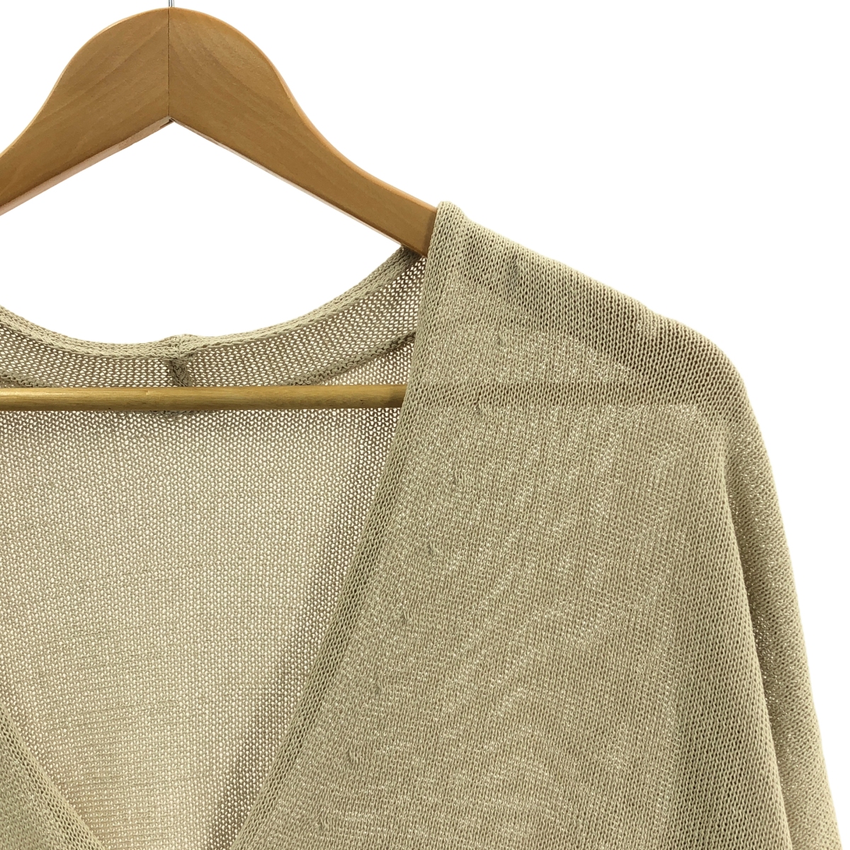 Spick and Span / スピックアンドスパン ペーパーヤーン ニット カーディガン