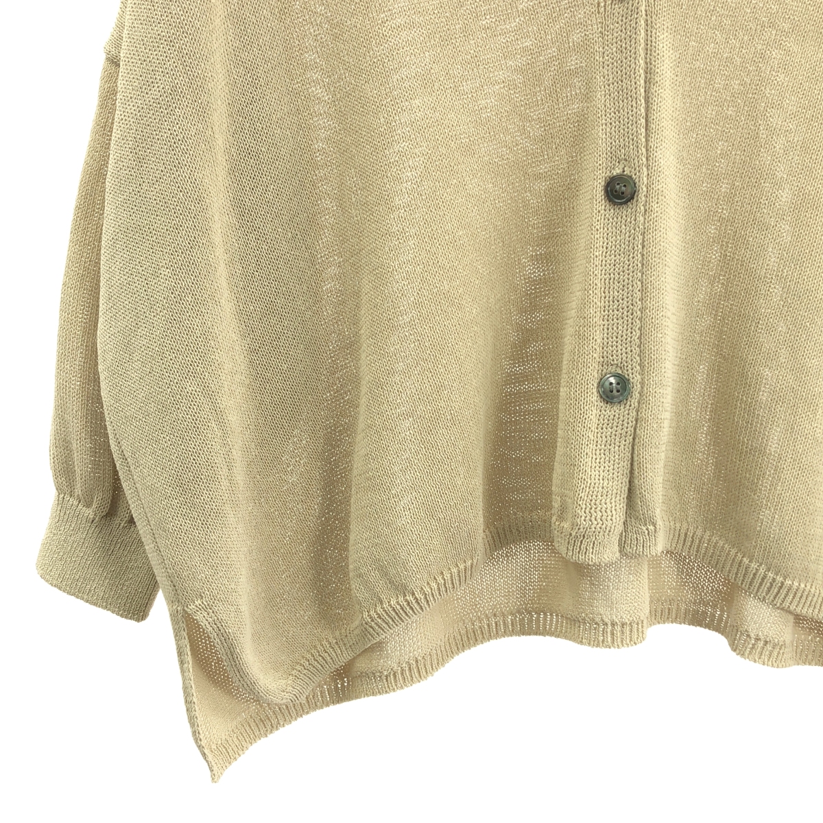 Spick and Span / スピックアンドスパン ペーパーヤーン ニット カーディガン