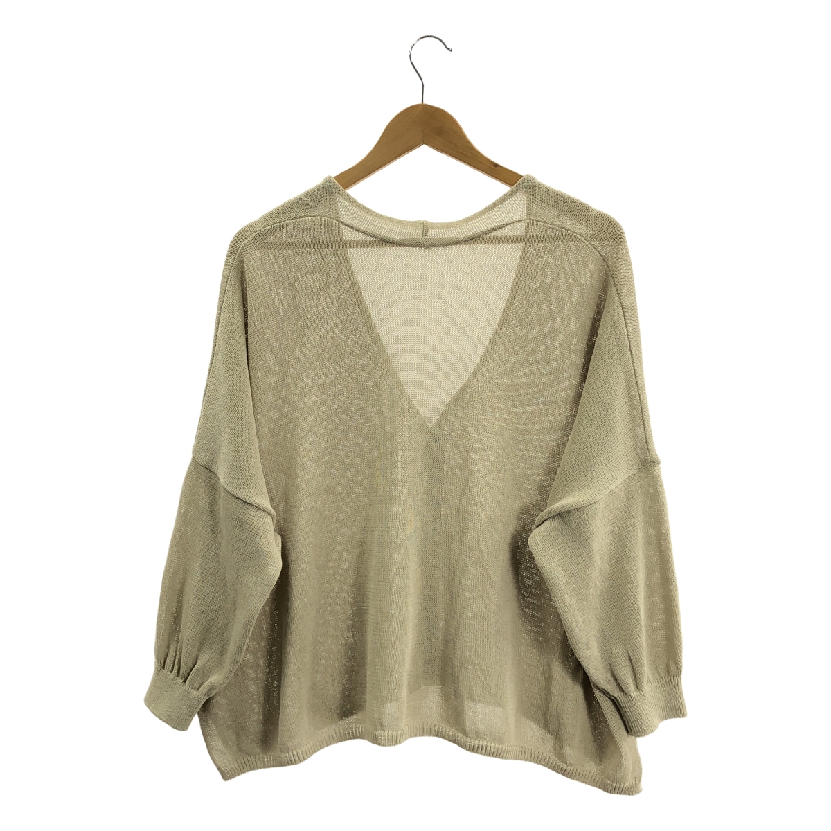 Spick and Span / スピックアンドスパン ペーパーヤーン ニット カーディガン