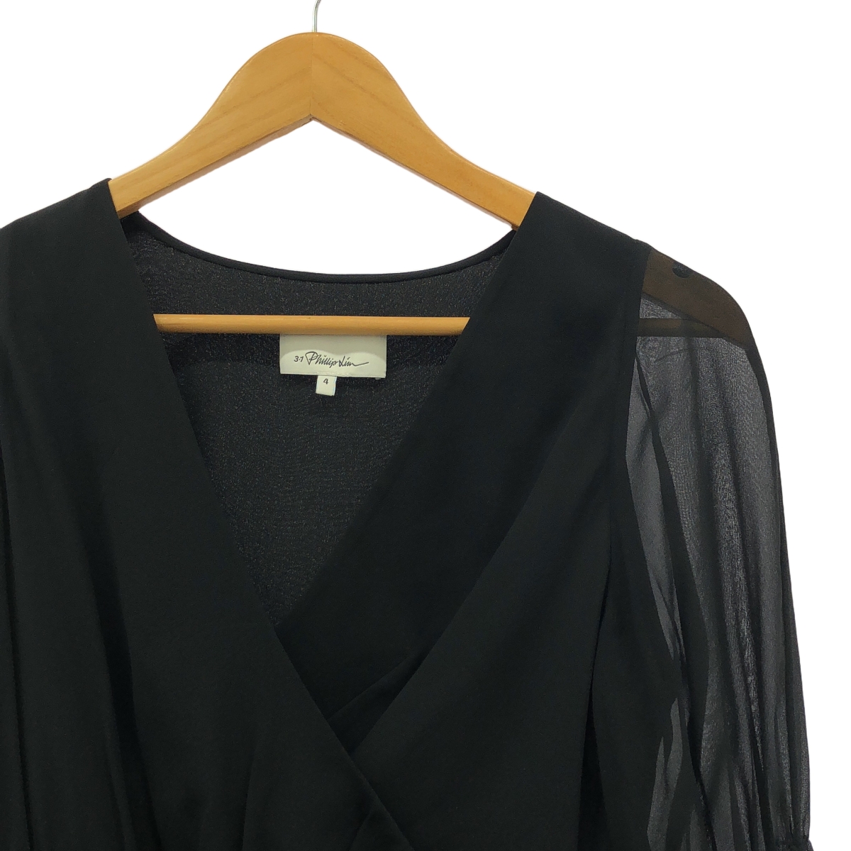 3.1 Phillip Lim / スリーワンフィリップリム シルク フリル ギャザー プルオーバー カシュクール ブラウス