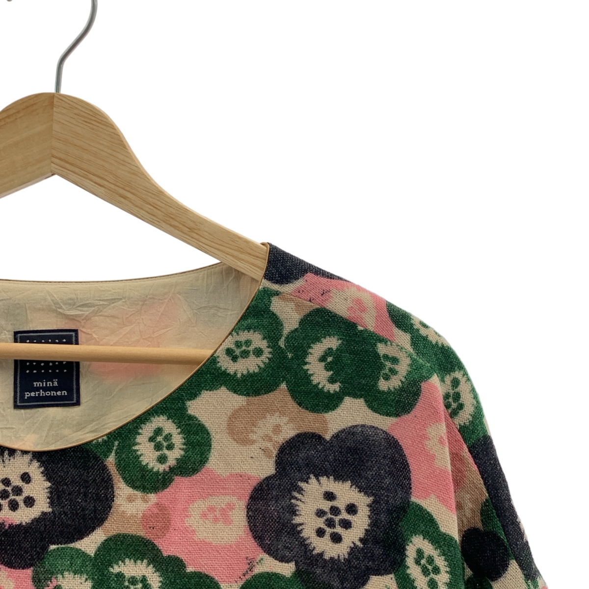 mina perhonen / ミナペルホネン millefiori ミッレフィオーリ / 花柄 ウール ワンピース