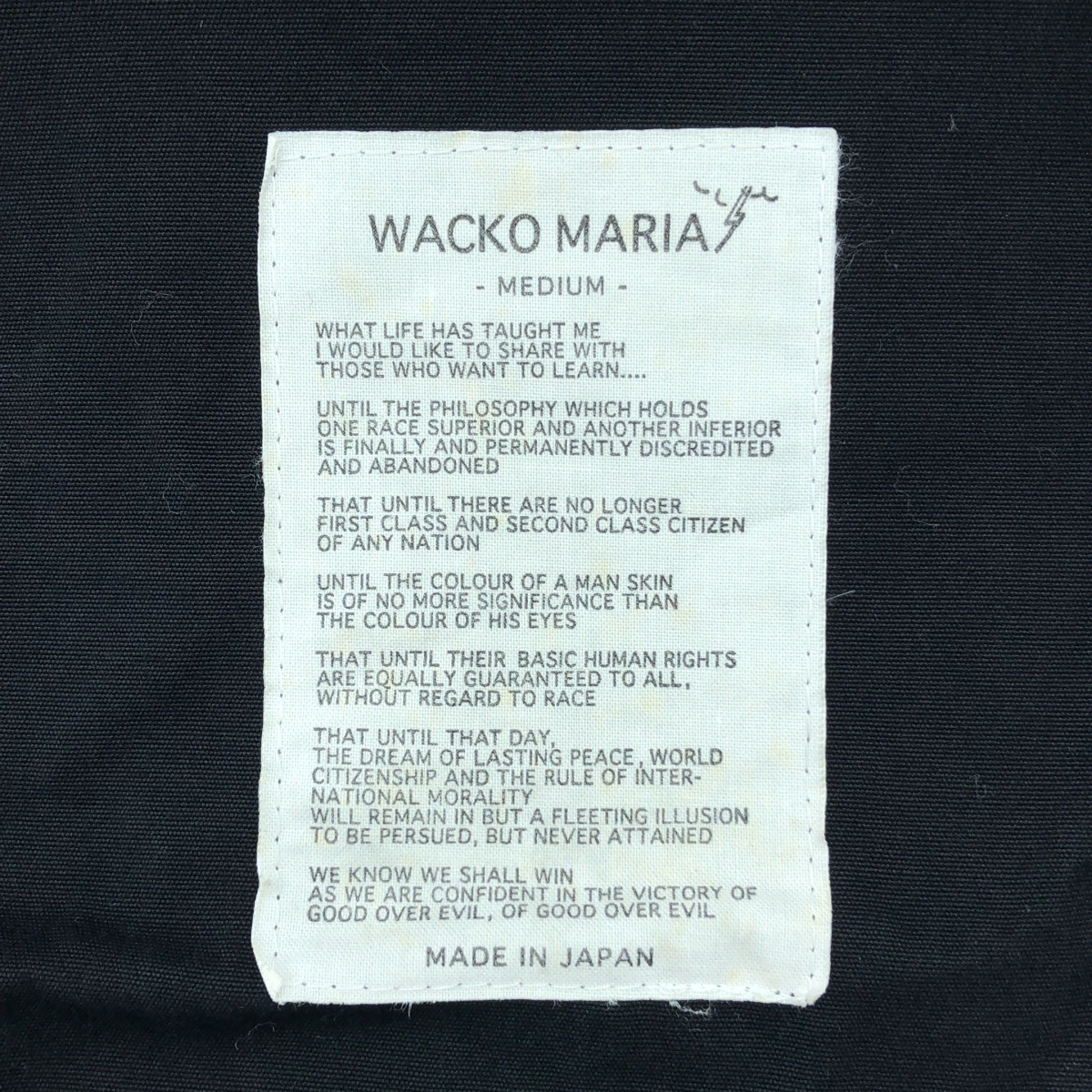 WACKO MARIA / ワコマリア ワッペン スカルプリント モッズコート