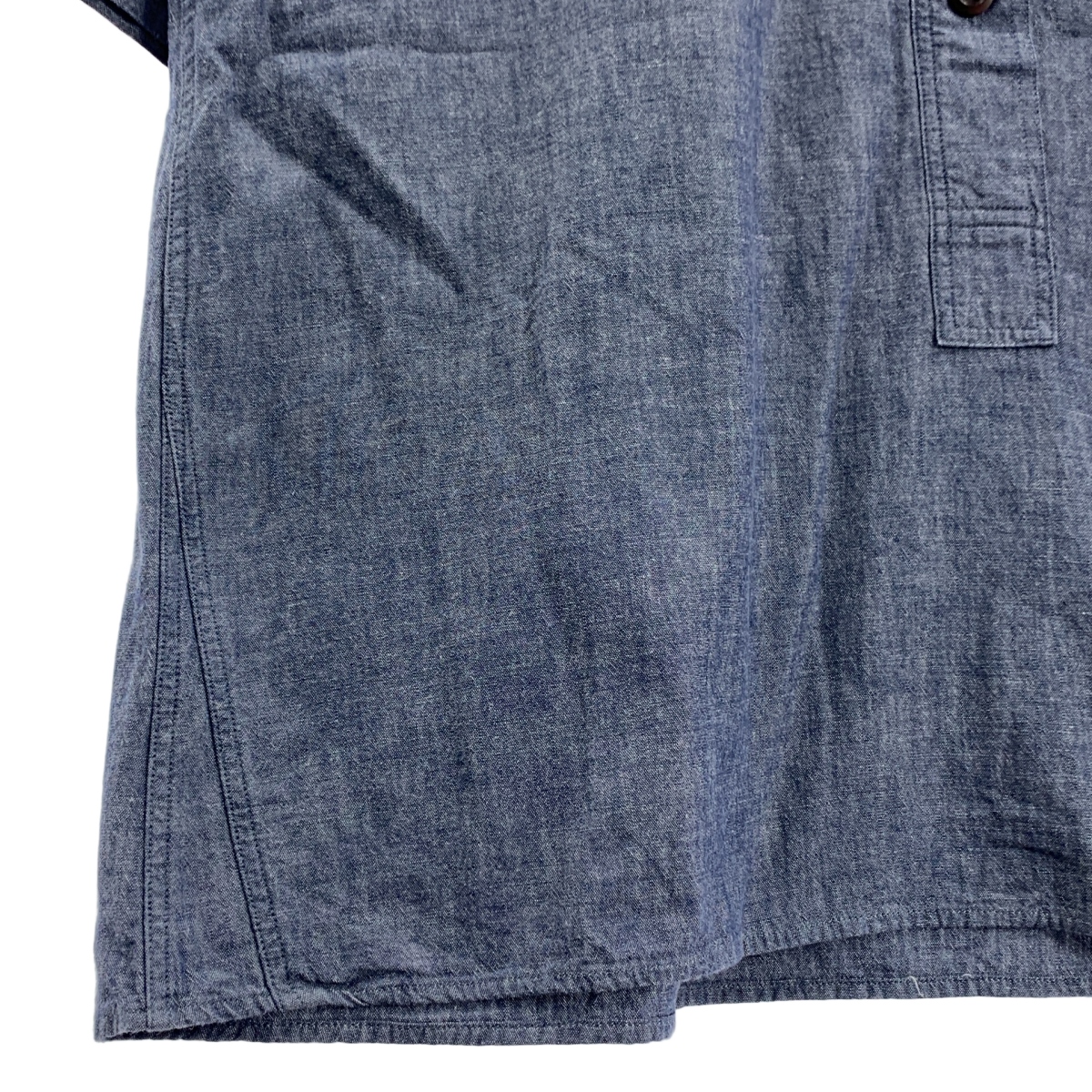 MHL. / エムエイチエルマーガレットハウエル DENIM COTTON CHAMBRAY デニム シャンブレー プルオーバーシャツ