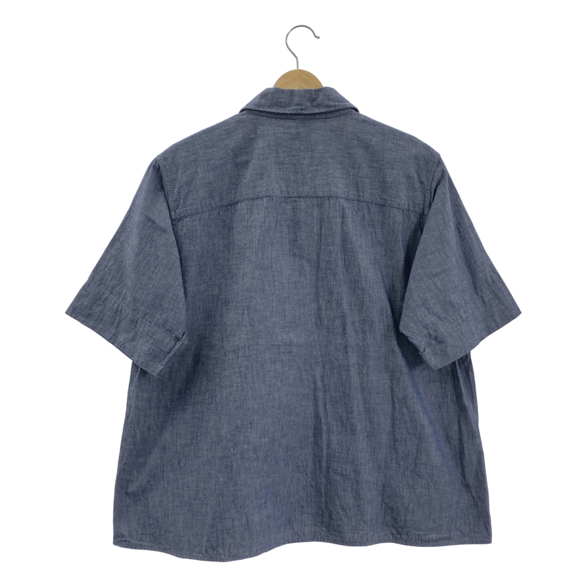 MHL. / エムエイチエルマーガレットハウエル DENIM COTTON CHAMBRAY デニム シャンブレー プルオーバーシャツ